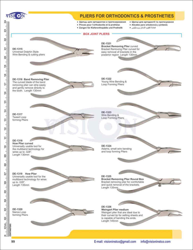 Vision Instruments Company Instruments